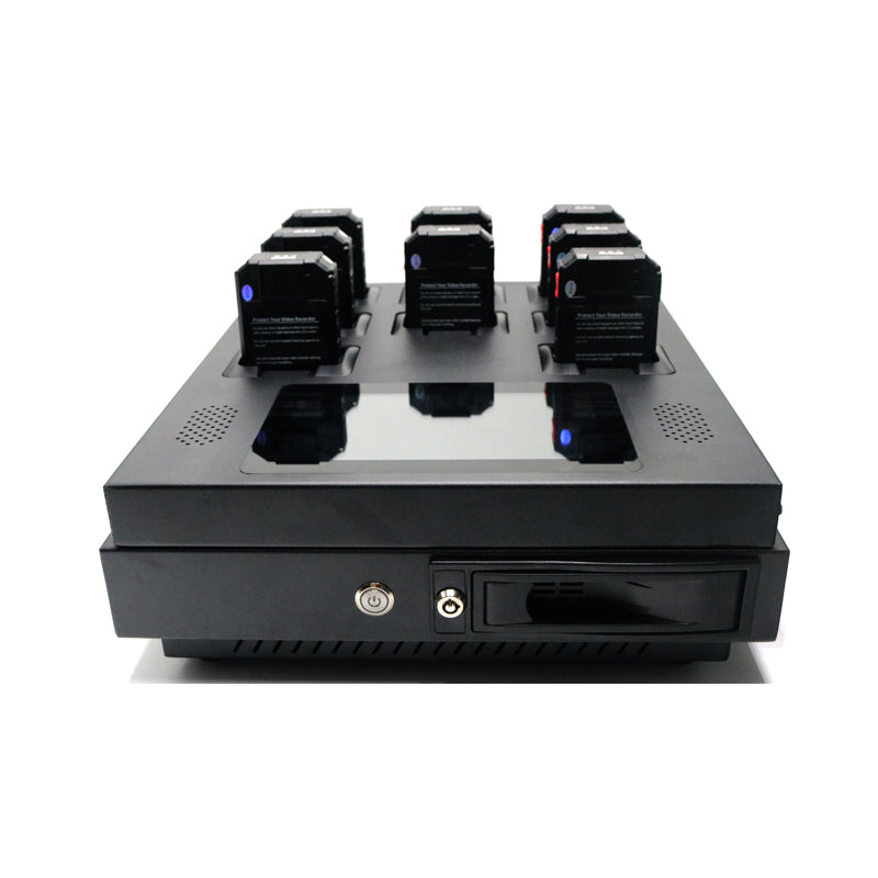 8-Port Professional Body Camera Docking Station