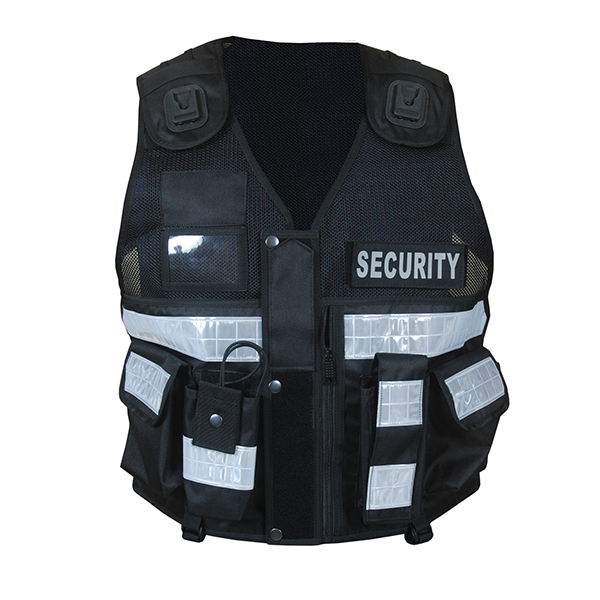 Overwatch TB2 Black Reflective Load Bearing Vest